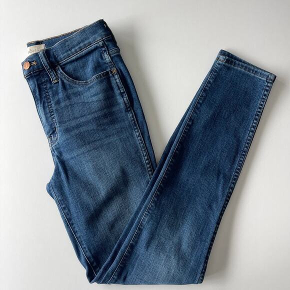 Madewell Tall 10" High Rise Roadtripper Supersoft Jeans Playford Wash 25 Tall - Picture 4 of 11